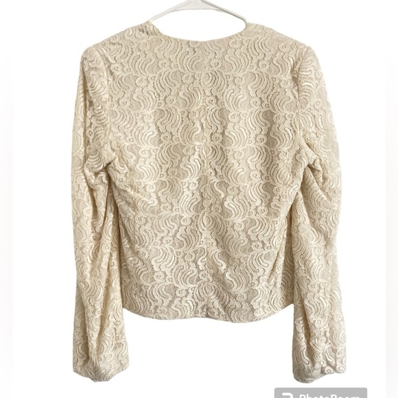 Zara white blazer coat, lace - limited release - Picture 4 of 5